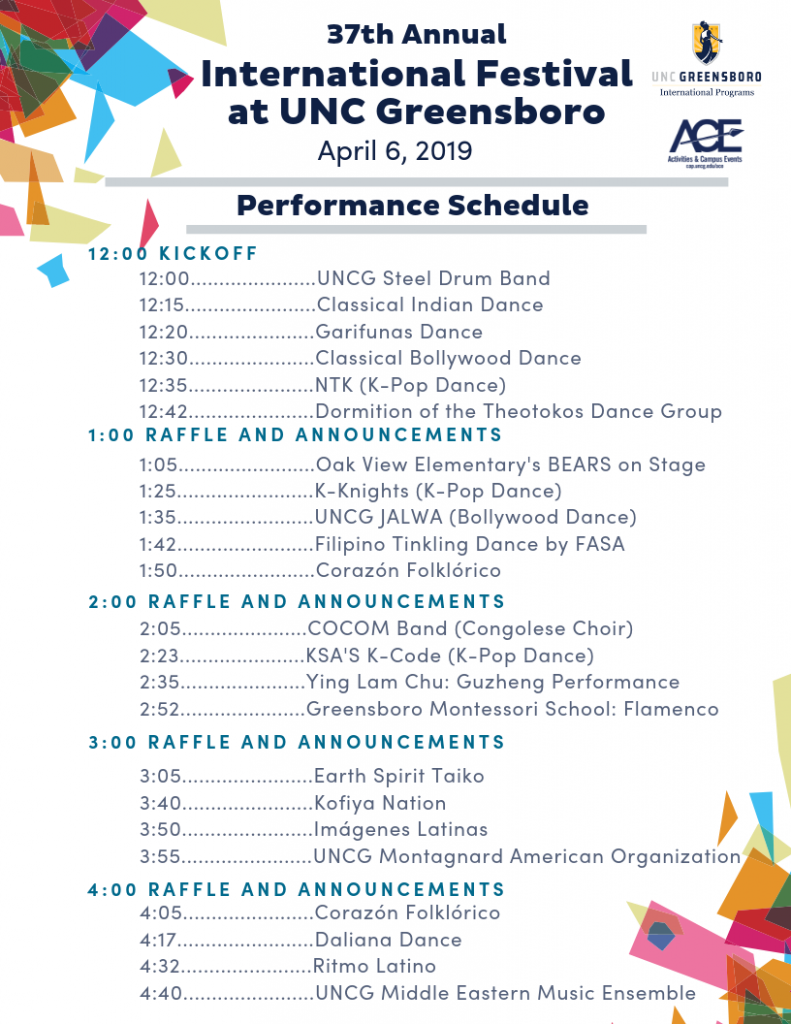 Copy of i-fest performance schedule POSTER